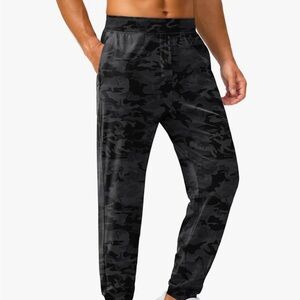 Men's Black Camouflage Pants